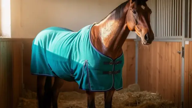 Abschwitzdecke richtig anlegen für optimale Erholung und Schutz des Pferdes