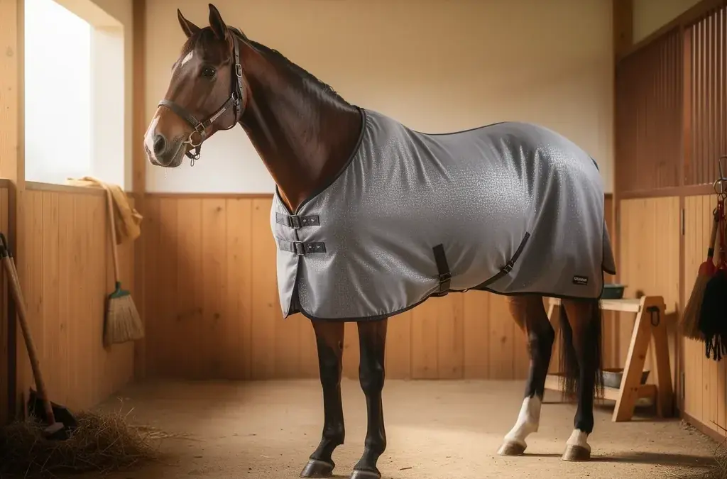 Abschwitzdecke ohne Fleece aus alternativen Materialien für optimale Atmungsaktivität und Feuchtigkeitsableitung