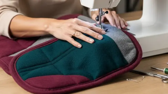 Selbstgemachte Abschwitzdecke aus Fleece für Pferde mit individuellem Design