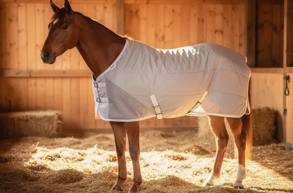 Anwendung und Pflege von Abschwitzdecken für Pferde optimal erklärt