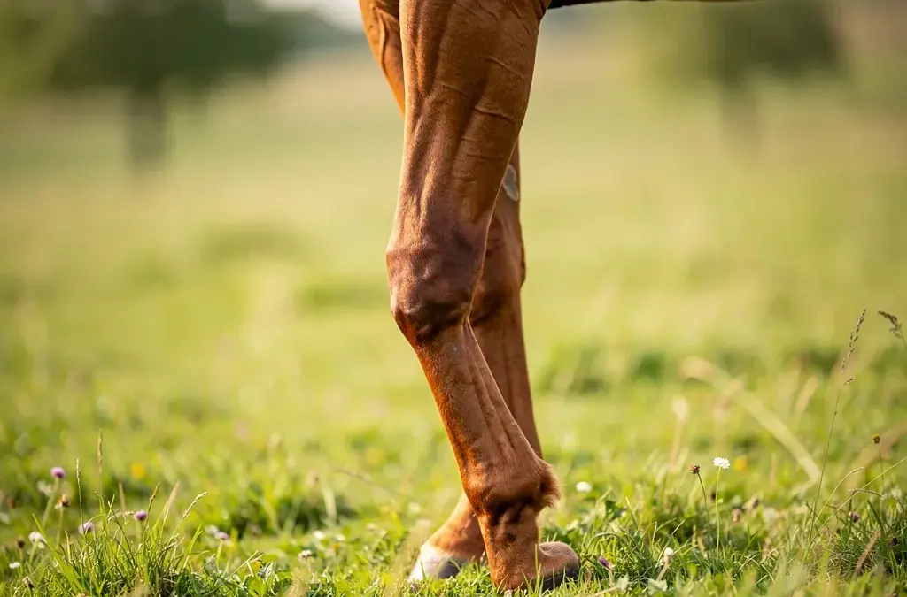 Bewegungsprobleme und Steifheit bei einem Pferd mit Arthrose