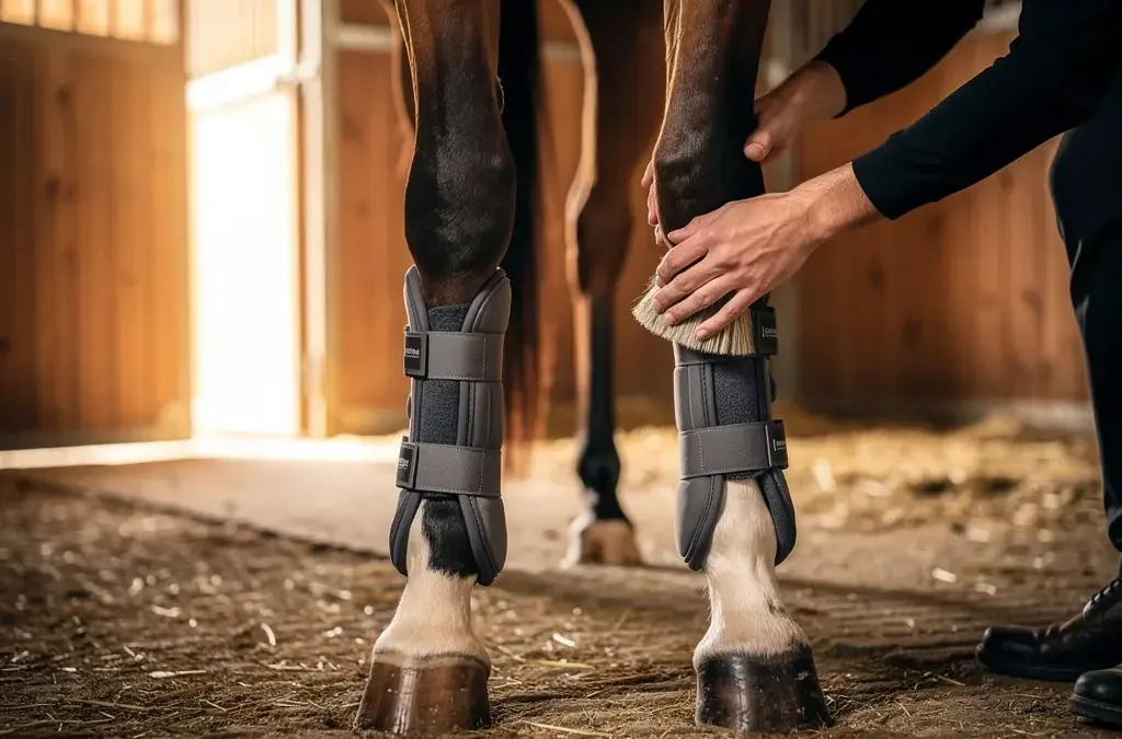 Beinschutz beim Reiten: Gamaschen schützen Pferdebeine vor Verletzungen und bieten Komfort