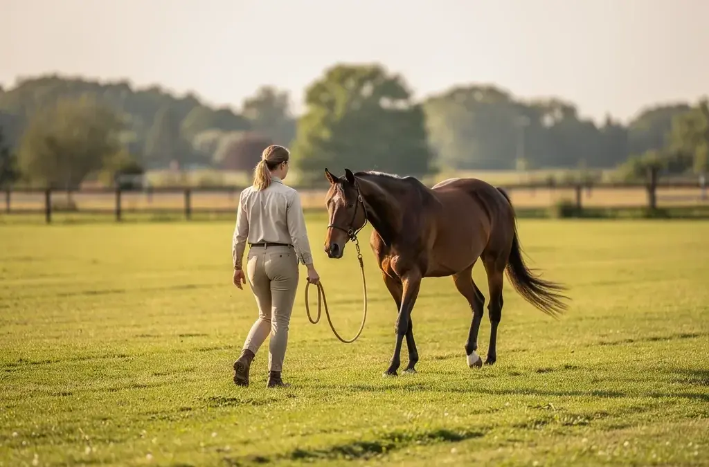 Bodenarbeit im Horsemanship fördert Vertrauen zwischen Reiter und Pferd durch gezielte Übungen