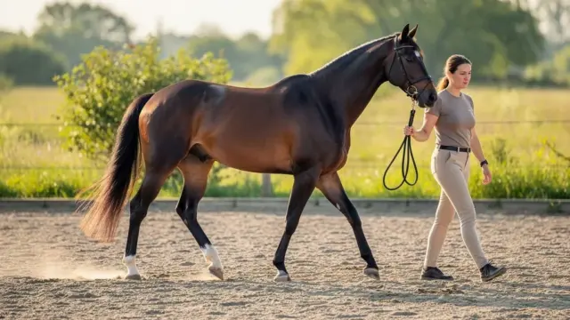 Bodenarbeit mit dem Pferd zur Stärkung des Bewegungsapparates und Förderung der Muskulatur