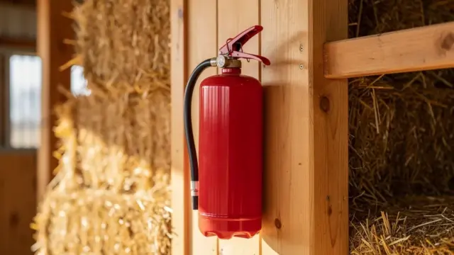 Illustration zum Thema Brandschutz pferdestall