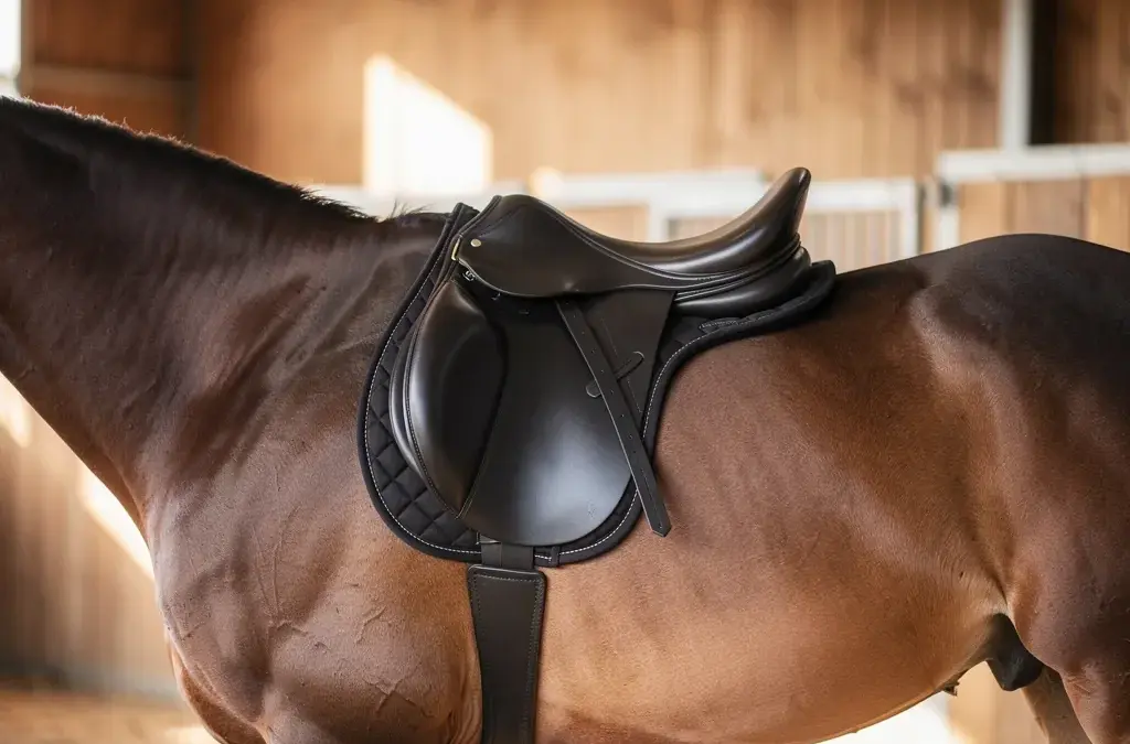 Dressursattel für Pferde mit hohem Widerrist optimal angepasst für besten Sitz