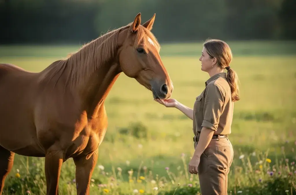 Freiheitsdressur mit Pferd: Vertrauen und Kommunikation zwischen Reiter und Tier stärken