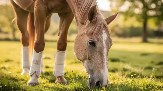 Gamaschen für alte Pferde fördern Beweglichkeit und schützen Gelenke vor Verletzungen
