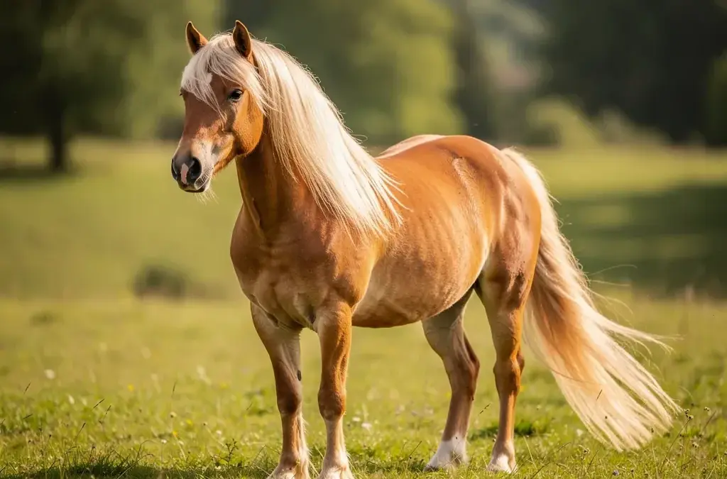 Haflinger Rassemerkmale: robust, goldene Färbung, freundliches Wesen, ideal für Freizeit und Sport