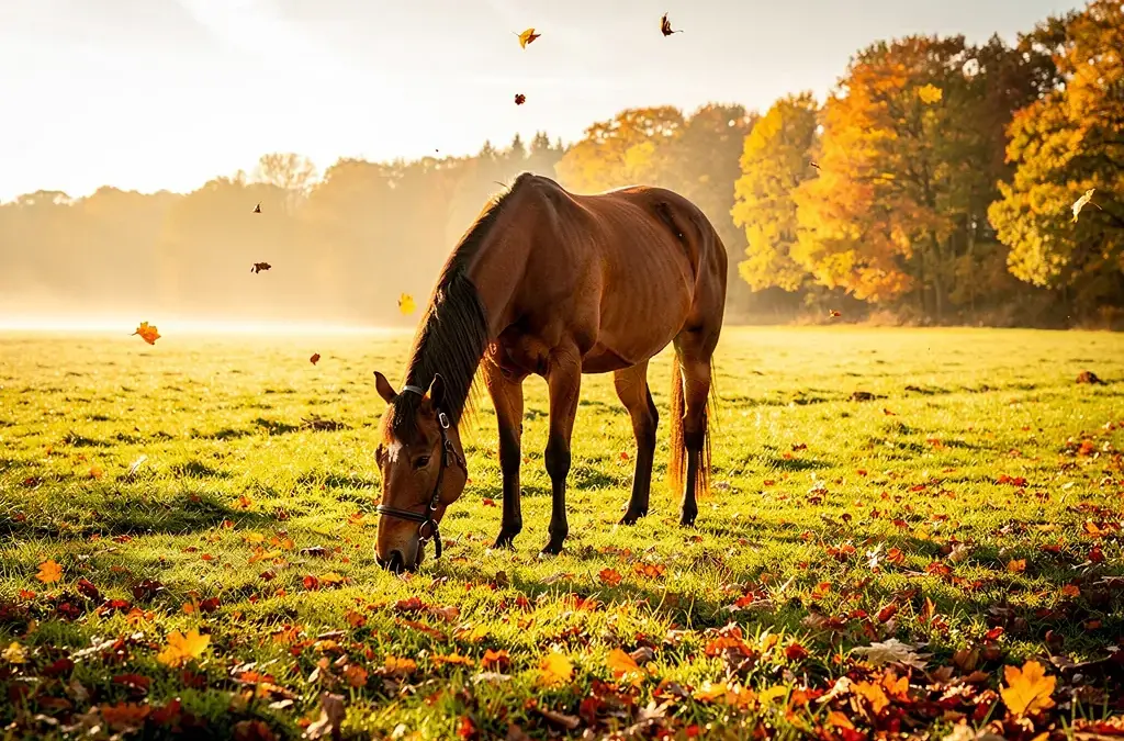 Herbstkolik bei Pferden vermeiden durch präventive Maßnahmen und richtige Fütterung