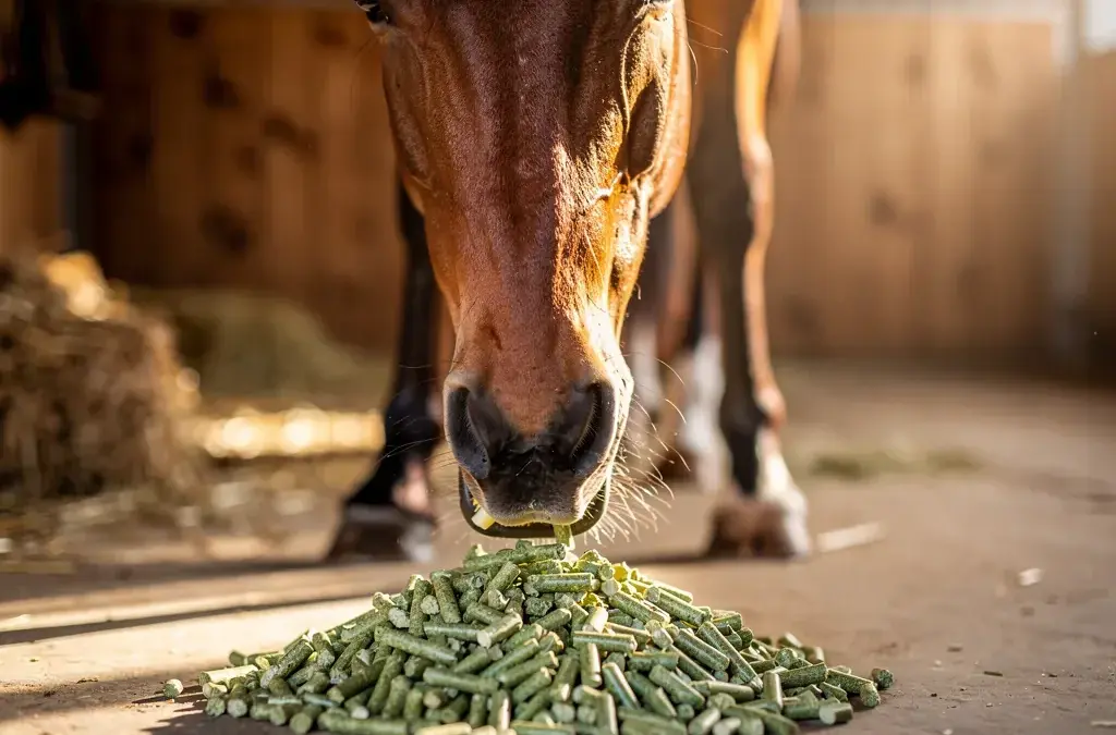Heupellets für Pferde als gesunde Futteralternative zum herkömmlichen Heu