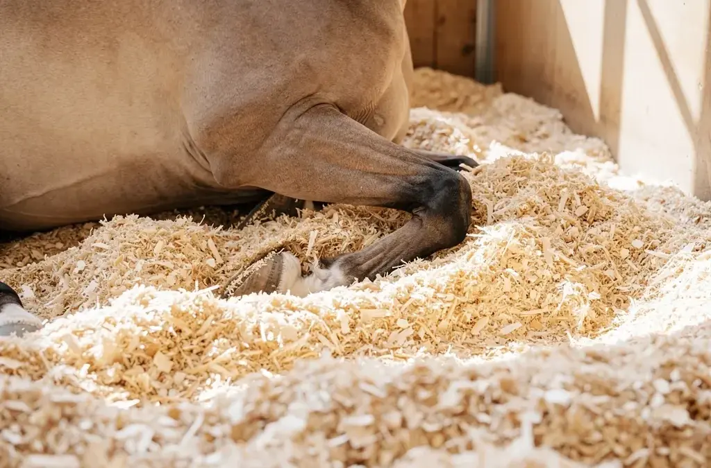 Holzspäne als ideale Pferdeeinstreu für gesunde Stallhaltung und bessere Hygiene