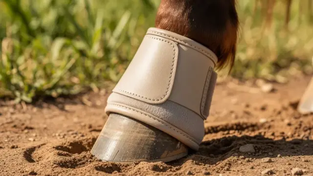 Hufglocken sichern Hufeisen und schützen Pferdebeine vor Verletzungen