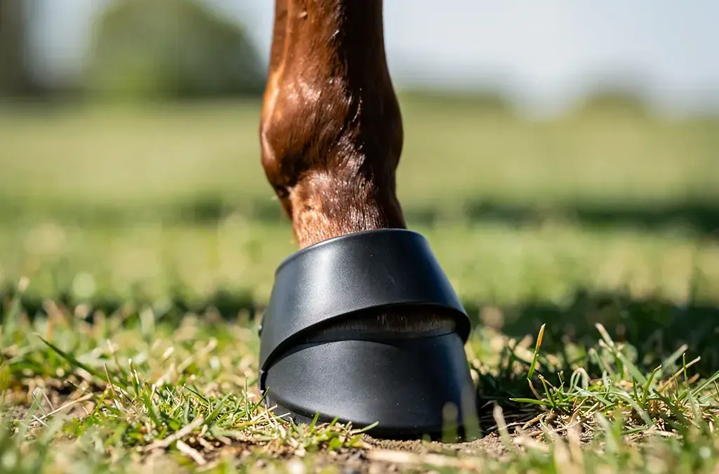 Hufglocken No Turn bieten optimalen Schutz und Stabilität für Pferdebeine im Training