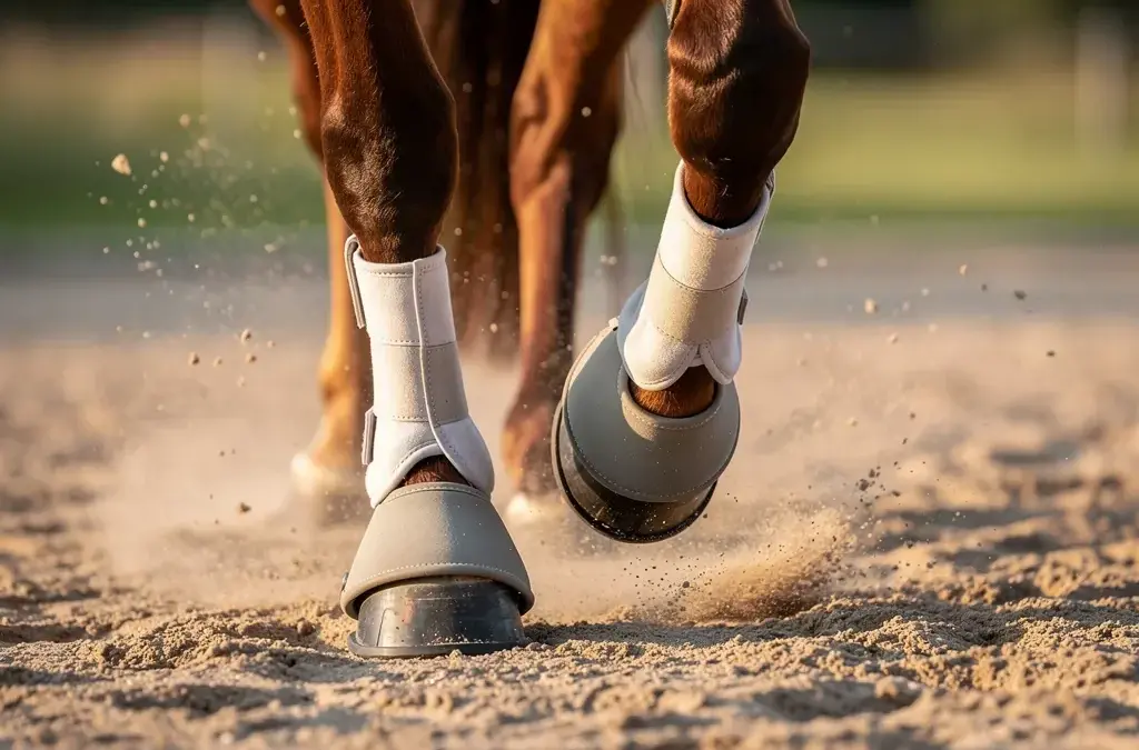 Hufglocken sinnvoll für den sicheren Schutz deines Pferdes im Training
