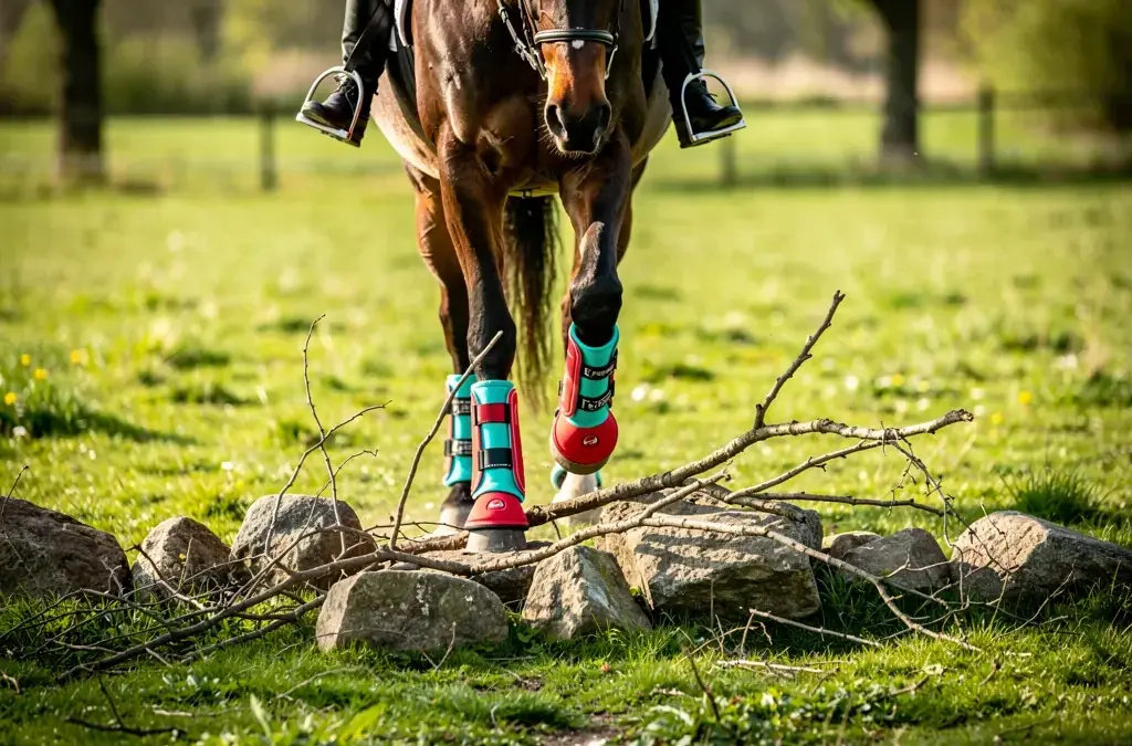 Hufglocken schützen Pferde vor Verletzungen beim Reiten und Training