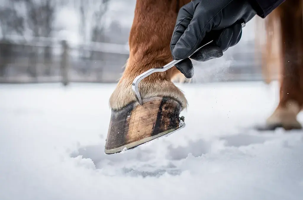 Hufpflege im Winter: Tipps zur Vorbeugung von Rissbildung und Frostschäden