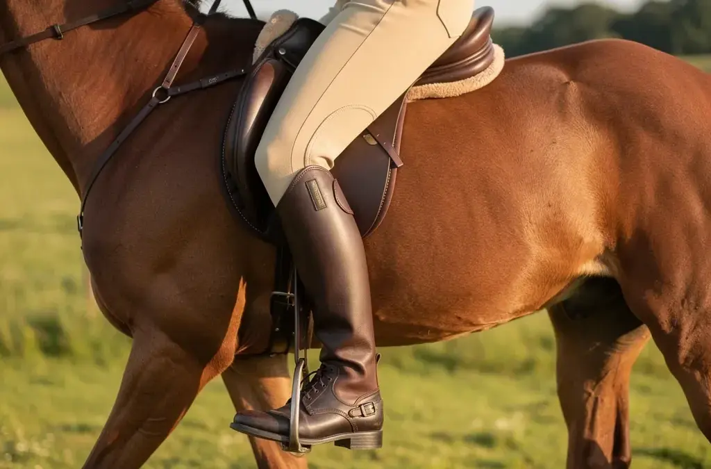 Detailansicht einer Jodhpurreithose, die Bedeutung und Funktionalität für Reiter zeigt