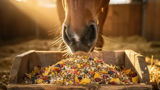 Kraftfutter für Pferde: Nährstoffreiche Ernährung zur Unterstützung von Gesundheit und Leistung