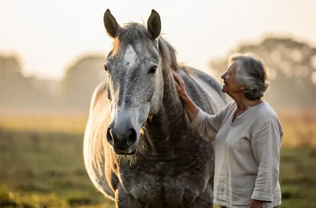 Seniorpferd in der Wiese: Tipps für ein harmonisches Zusammenleben