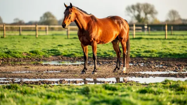 Matsch im Paddock vermeiden für gesunde Pferde durch effektive Maßnahmen