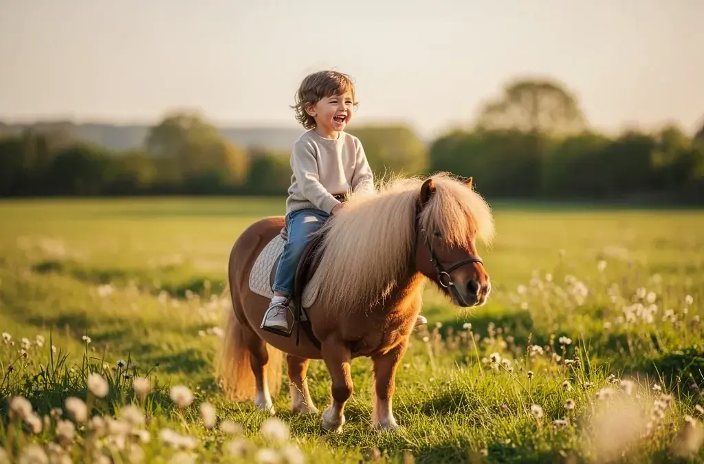 Mini Shetlandponys als ideale Begleiter für Kinder und Familien