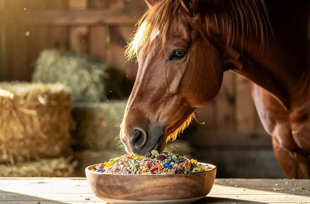 Müsli für Pferde mit ausgewogenen Nährstoffen für Gesundheit und Leistungsfähigkeit