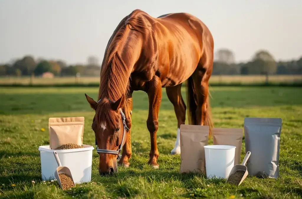 Zusatzfutter für optimalen Muskelaufbau und Leistung beim Pferd