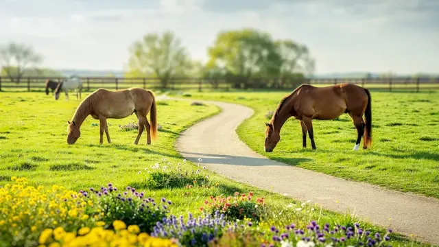 Pflege eines Paddock Trails über alle Jahreszeiten hinweg optimieren