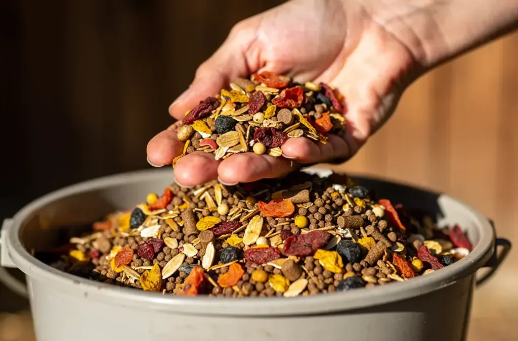 Vergleich von Pellets und Müsli in der Pferdefütterung