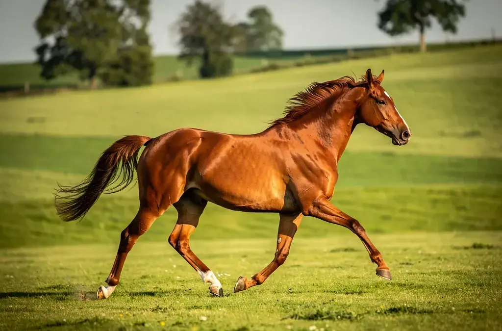 Pferd beim Muskelaufbau durch gezieltes Training und abwechslungsreiche Übungen