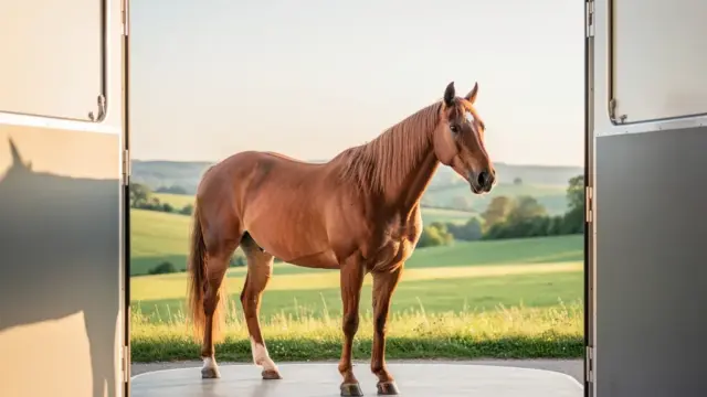 Pferd auf Reise mit Fokus auf Gesundheit und Stressvermeidung