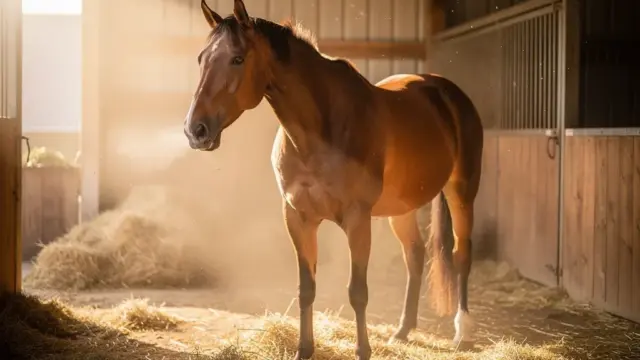 Pferd hustet und wiehert, Anzeichen für Atemwegserkrankungen und emotionale Probleme