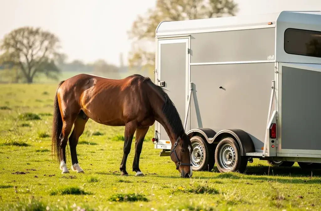 Pferdeanhänger sicher nutzen für stressfreien und verletzungsfreien Transport von Pferden