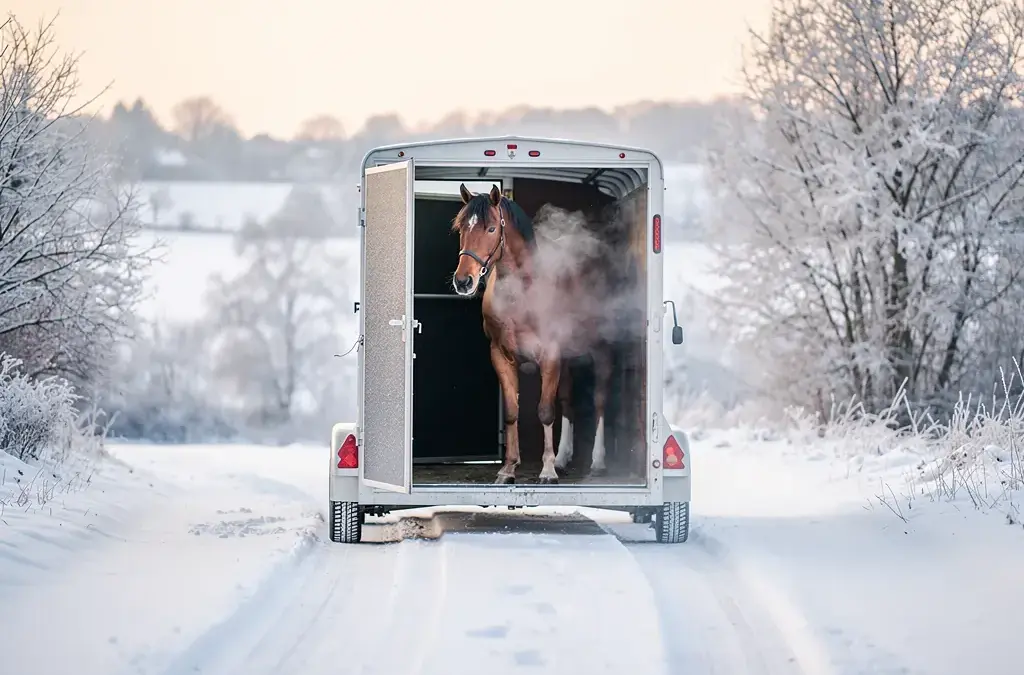 Sicherer Pferdeanhänger im Winter: Tipps für Vorbereitung und Transport
