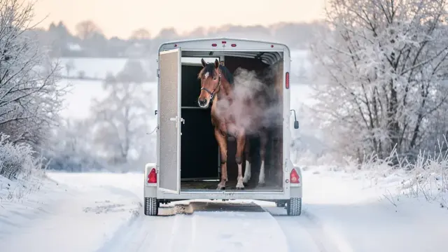 Sicherer Pferdeanhänger im Winter: Tipps für Vorbereitung und Transport