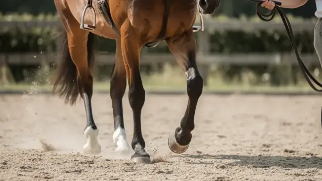 Bodenarbeit zur Schonung der Pferdebeine ohne zusätzliche Belastung
