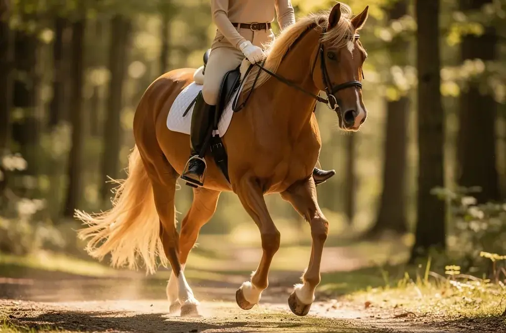 Reithose ohne Besatz für optimale Bewegungsfreiheit und Tragekomfort beim Reiten
