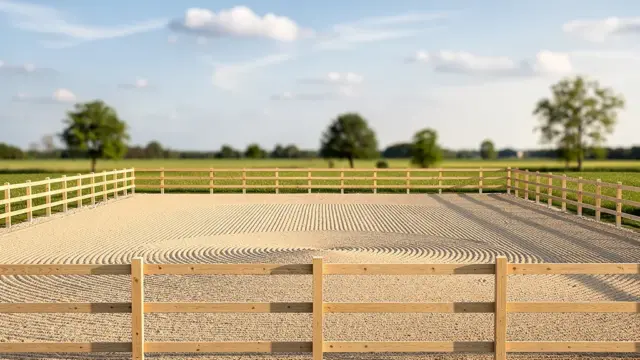 Reitplatz sicher einrichten mit optimaler Platzgröße und geeigneten Bodenmaterialien