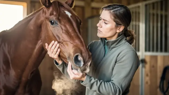 Illustration zum Thema Respiratorische Viren Pferd