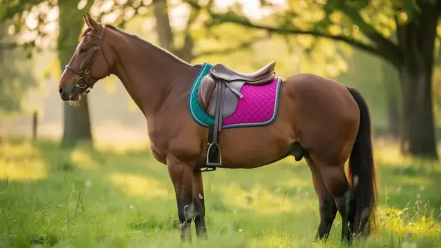 Schabracke für das Pferd schützt vor Druck und sorgt für besseren Tragekomfort
