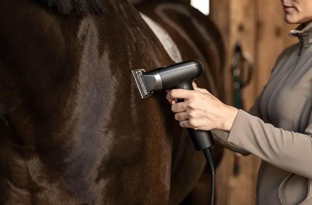 Schermaschine für Pferde mit Fokus auf Leistung und Ergonomie beim Kauf beraten