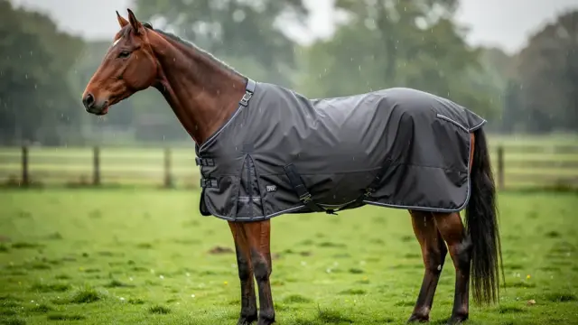 Softshell-Pferdedecke bietet optimalen Schutz und Komfort bei wechselhaftem Wetter