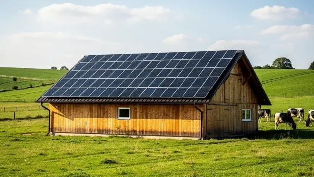 Solaranlage im Stall senkt Energiekosten und nutzt erneuerbare Energie