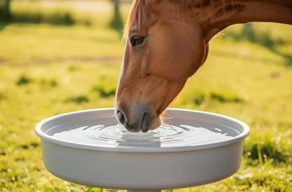 Optimale Wasserversorgung für Pferde in der Sommerpferdehaltung sicherstellen
