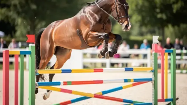 Beitrag über die besten Springpferderassen für den Parcours mit Holsteiner und Hannoveraner