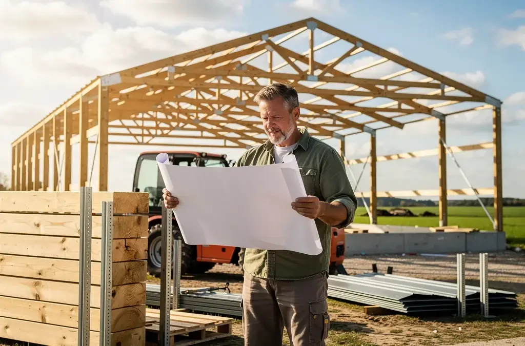 Beitragsbild zu Stallbau Kosten für eine solide Planung von Landwirten