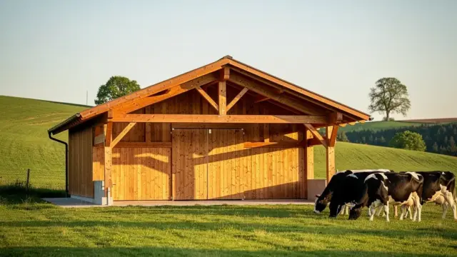 Nachhaltige Materialien für den Stallbau: Holz und recycelter Kunststoff im Fokus