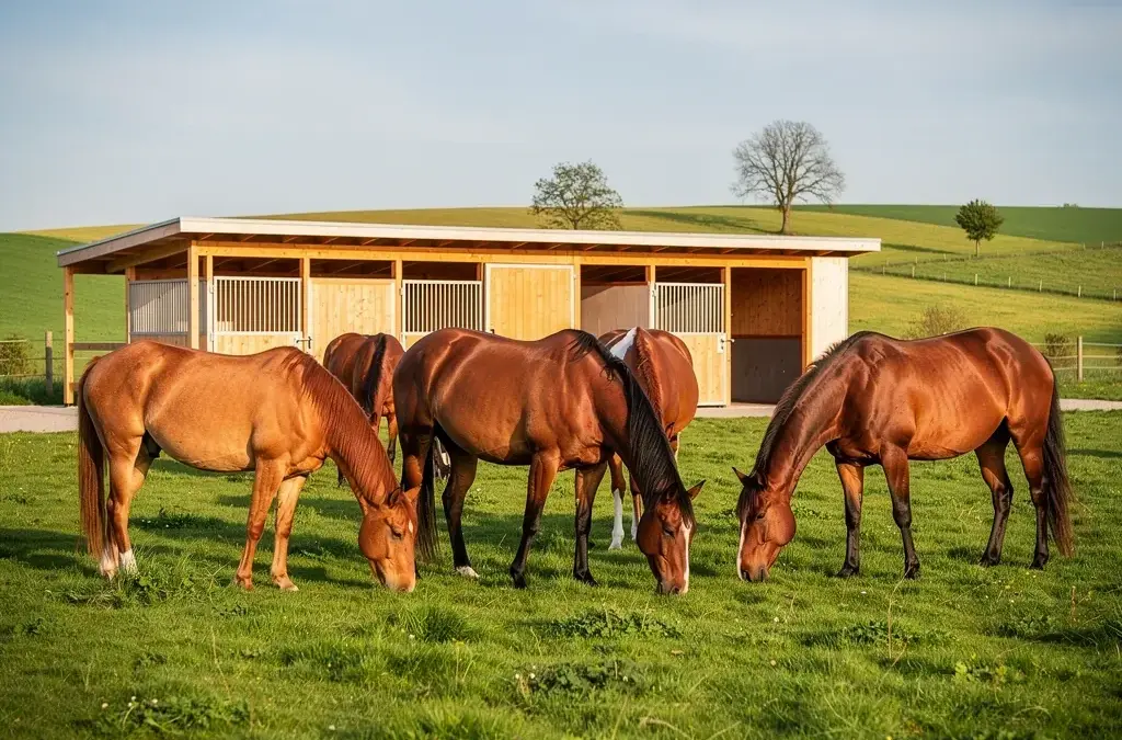 Stallhaltung Pferde artgerechte Unterbringung für Wohlbefinden und Gesundheit