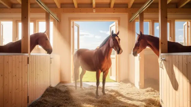 Belüftung im Stall verbessert das Stallklima und fördert die Pferdegesundheit